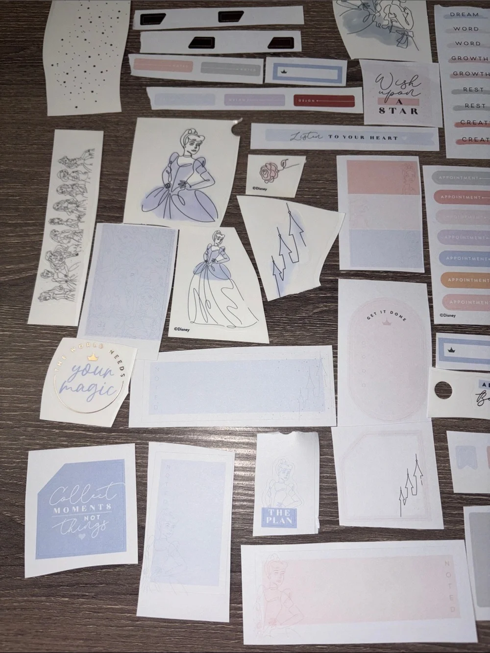 ❤️$3 The Happy Planner Disney Cinderella Not So Mystery Set
